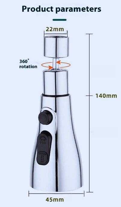 Flexible Tap Extender for Sink
